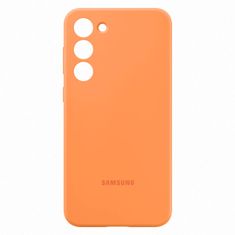 Samsung Silikonski ovitek Samsung Galaxy S23+ Silikonski ovitek oranžne barve