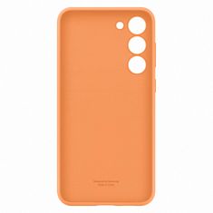 Samsung Silikonski ovitek Samsung Galaxy S23+ Silikonski ovitek oranžne barve