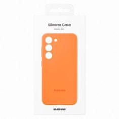 Samsung Silikonski ovitek Samsung Galaxy S23+ Silikonski ovitek oranžne barve