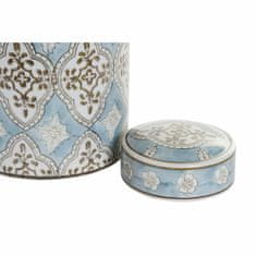 NEW Vaza DKD Home Decor Porcelan Bež Modra 18 x 18 x 30 cm Arabec