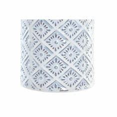 NEW Vaza DKD Home Decor 14 x 14 x 45 cm Porcelan Modra Bela Sredozemsko