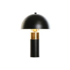 DKD Home Decor Namizna svetilka DKD Home Decor Black Golden Metal 220 V 50 W 24 x 24 x 37 cm