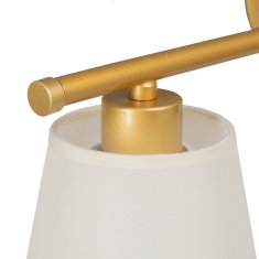 BigBuy Stenska svetilka 82 x 20 x 25 cm Zlata kovina Moderno