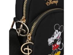 Disney Mickey Mouse Disney Črna torbica/torbica za čez ramo, z zlatimi elementi 12x18x6 cm 