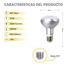 Silver Electronics Svetilka LED Silver Electronics 999007 R90 E27 12W 3000K