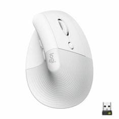 Logitech Miška Brezžična Logitech Lift Bela Ergonomski 4000 dpi