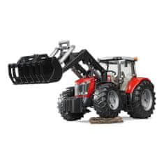 Bruder Kmet - traktor Massey Ferguson s prednjim nakladalnikom