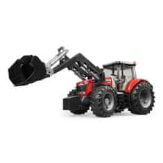 Bruder Kmet - traktor Massey Ferguson s prednjim nakladalnikom