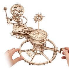 UGEARS Tellurium 3D lesena mehanska sestavljanka