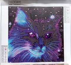 Norimpex Diamond painting 7D Star Kitten 30x30cm