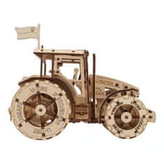 UGEARS 3D lesena mehanska sestavljanka Traktor zmaga