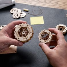 UGEARS 3D lesena mehanska sestavljanka Traktor zmaga