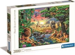 Clementoni Puzzle Afriško srečanje 2000 kosov