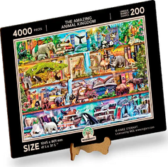 Wooden city Lesena sestavljanka Amazing Animal Kingdom 4000 kosov