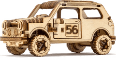 Wooden city 3D sestavljanka Superfast Rally Car 1