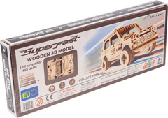 Wooden city 3D sestavljanka Superfast Rally Car 1