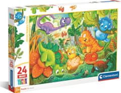 Clementoni Puzzle Happy Dinosaur Oasis MAXI 24 kosov