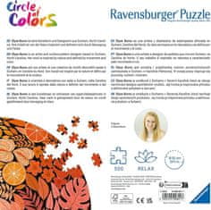 Ravensburger Okrogla sestavljanka Barvni krog: Tropical 500 kosov