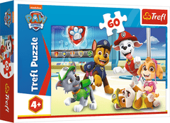 Trefl Sestavljanka V svetu kužkov Paw patrol 33x22cm 60 kosov