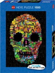 Heye Puzzle Pisala so moji prijatelji: Doodle Skull 1000 kosov