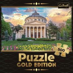 Trefl Puzzle Zlata izdaja: Romunski ateneum, Bukarešta, Romunija 500 kosov