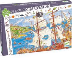 Djeco Puzzle Observation: pirati 100 kosov