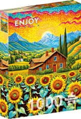 ENJOY Sunflower House Puzzle 1000 kosov