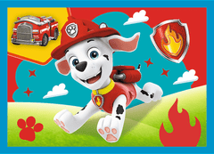 Trefl Sestavljanka 4v1 Kužki na begu Paw Patrol 28,5x20,5cm