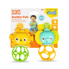 Oball igrača Soother Pals Easy-Grasp 2pcs 3m+