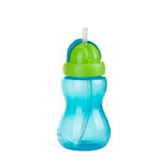 Canpol babies Športna steklenička s slamico majhna - modra 270 ml