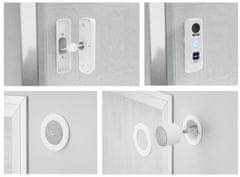 Ubiquiti Video Doorbell UniFi Protect UVC-G4 Doorbell Pro PoE Kit, dvojna kamera (bela), 5Mpx z infra + 8Ppx + PoE Doorbell