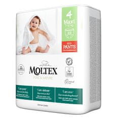 MOLTEX Pure&amp;Nature pleničke za enkratno uporabo 4 Maxi (7-12 kg) 22 kosov