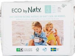 ECO by Naty 3x plenice za enkratno uporabo 3 (4-9 kg) 30 kosov