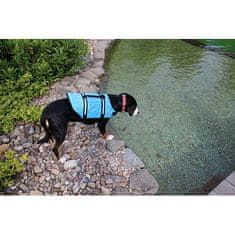 Pes Plavalec plavalni jopič za psa modra oblačila velikost XS