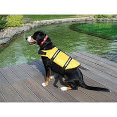 Pes Plavalec Plavalni jopič za psa rumena oblačila velikosti M