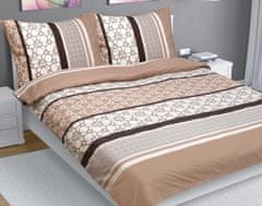 Dvoplastna posteljnina iz bombaža - 180x220, 2 kosa 70x90 cm - Kamnita stena