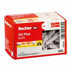 FISCHER Zatiči Fischer SX Plus n6 568006 Najlon Ø 6 x 30 mm (100 kosov)