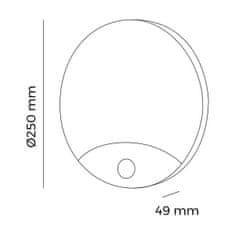 NEW LED stenska svetilka EDM 1850 Lm Bela Pisana 15 W 1250 Lm (4000 K)