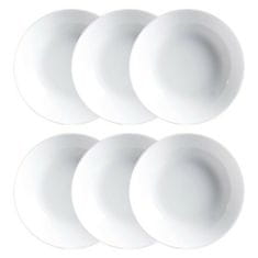 NEW Set posod Luminarc Diwali 6 pcs Bela Steklo