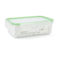 NEW Posoda za živila Quid Greenery 1,4 L Prozorno Plastika (Pack 4x)