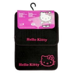 NEW Set talnih preprog za avto Hello Kitty Črna Roza (4 pcs)