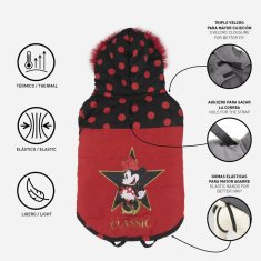NEW Pasji plašč Minnie Mouse Črna XS Rdeča