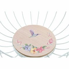 NEW Skleda za Sadje DKD Home Decor Pisana Kovina Les MDF 28 x 28 x 11 cm (2 kosov)