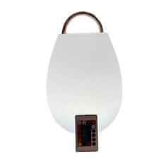 NEW Solarna svetilka DKD Home Decor Črna Polietilen Bela (22 x 22 x 31,5 cm)