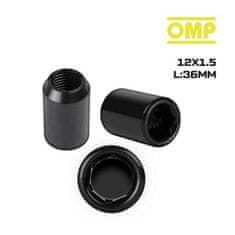 NEW Matica OMP OMPS09721201 M12 x 1,50 4 uds Črna