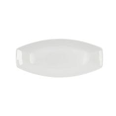 NEW Servirni krožnik Quid Gastro Bela Keramika 35,5 x 15,8 x 2,8 cm (6 kosov) (Pack 6x)