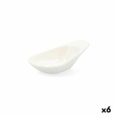 NEW Pladenj za prigrizke Quid Select Keramika Bela 10,5 cm (6 kosov) (Pack 6x)