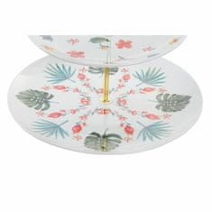 NEW Skleda za Sadje DKD Home Decor Pisana Kovina Porcelan 27 x 27 x 34 cm