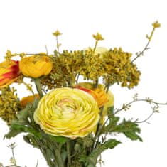 BigBuy Dekorativni cvetovi Oranžna 20 x 20 x 50 cm