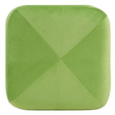 DKD Home Decor Pouffe Sintetična tkanina Les 40 x 40 x 40 cm Zelena